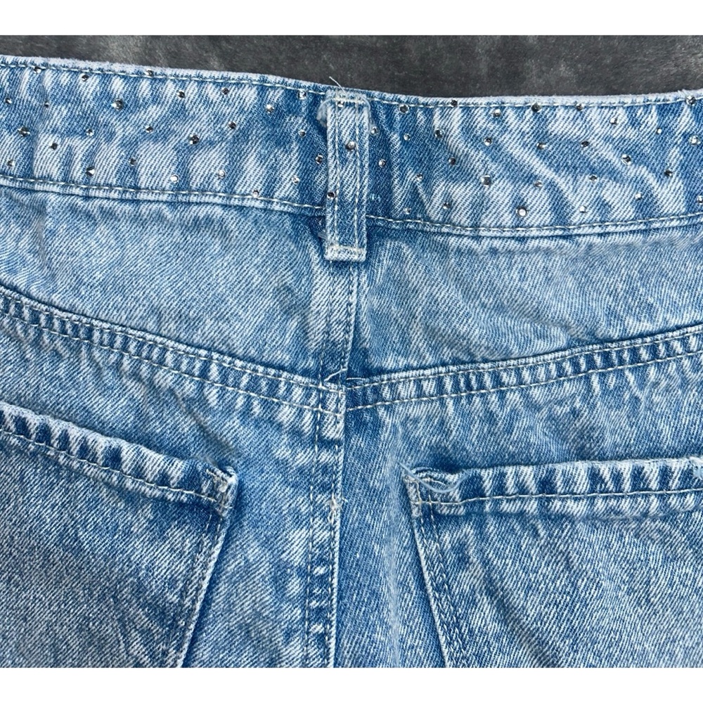 🩵 Ban jara Rhinestone Denim Shorts - Picture 6 of 7